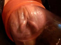 Close to sissy pumping